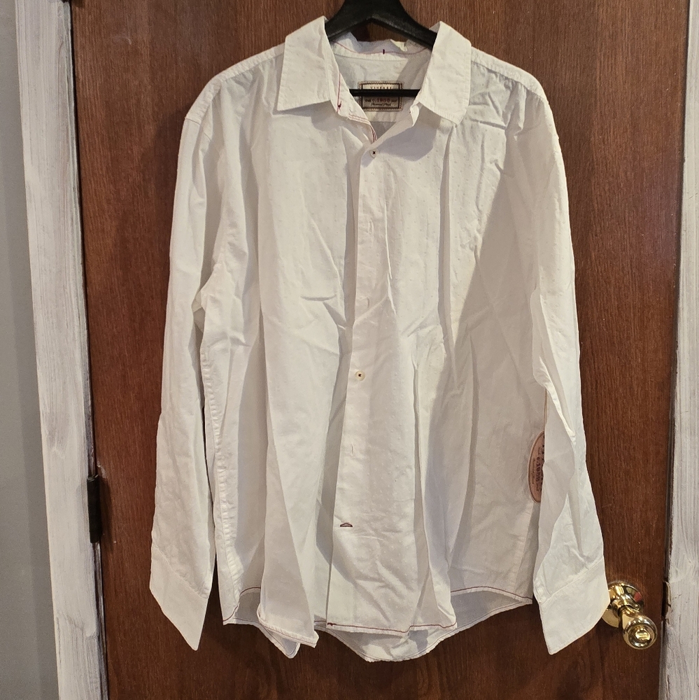 NEW Mens XXL White Button Down